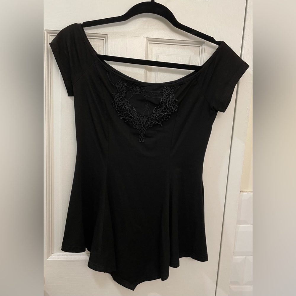 Punk Rave Spiderweb Top - Picture 5 of 6